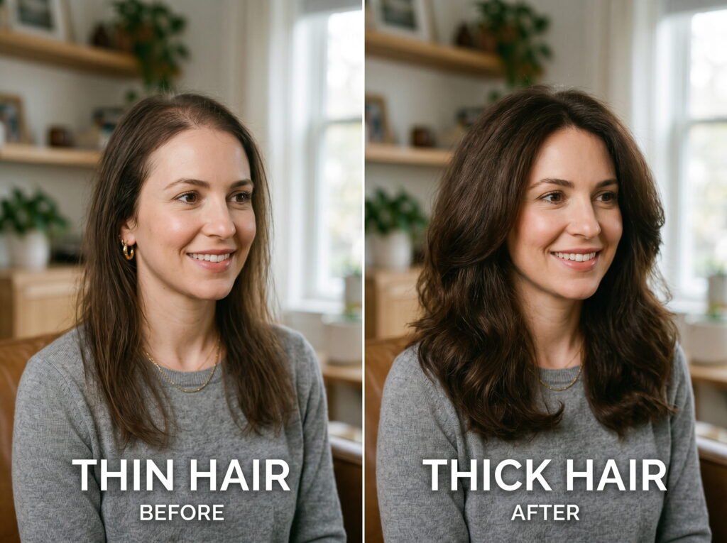 Fine Hair Look Voluminous